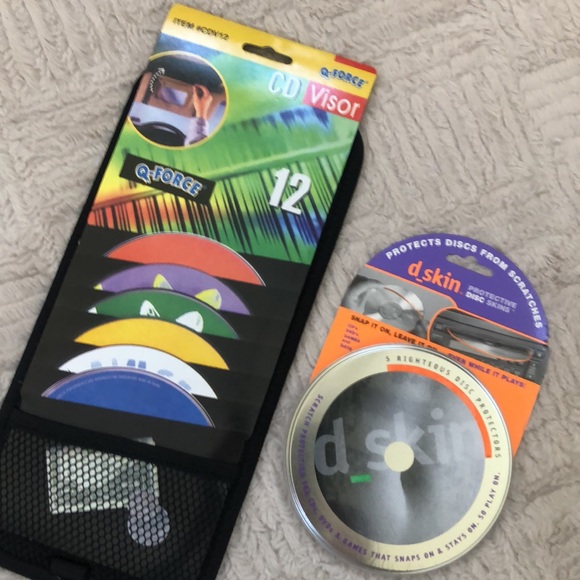 CD visor and Disc/cd/dvd/game protectors bundle. New in factory packaging - Picture 13 of 16